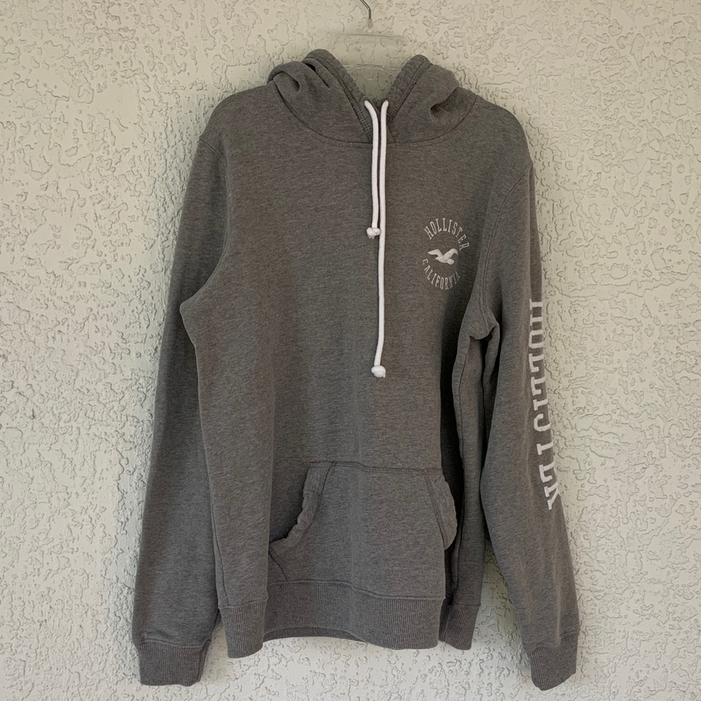 Hollister Men's grey Hoodie size L